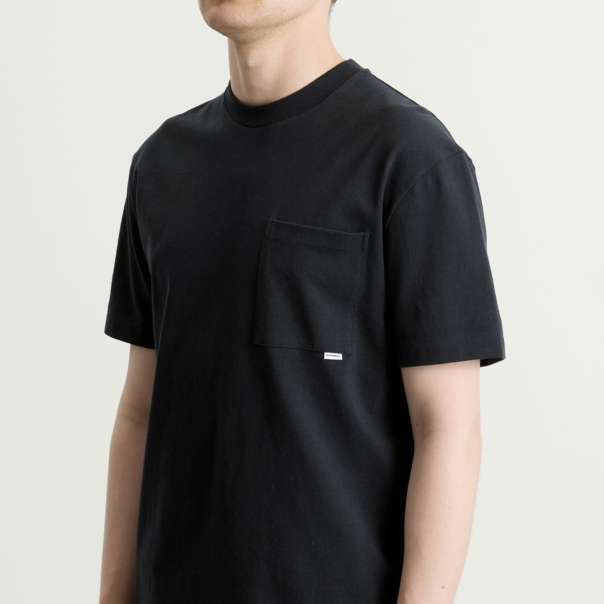 Jil Sander Men's JIL Logo T-Shirt in Midnight