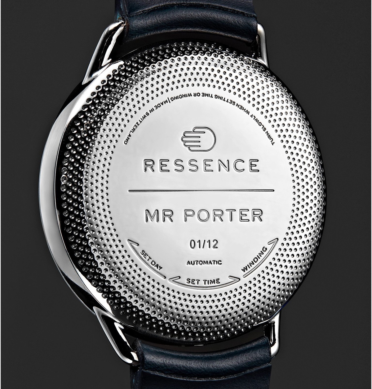 Ressence Type 1 MRP Mechanical 42mm Titanium and Leather Watch