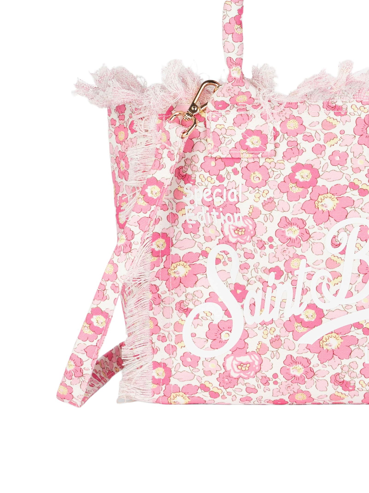 MC2 Saint Barth Betsy Cotton Canvas Colette Liberty Handbag |made With Liberty Fabric