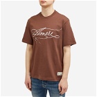 AMIRI Men's Stitch T-Shirt in Shaved Chocolate