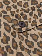 Wacko Maria - Leopard-Print Cotton-Ripstop Overshirt - Neutrals