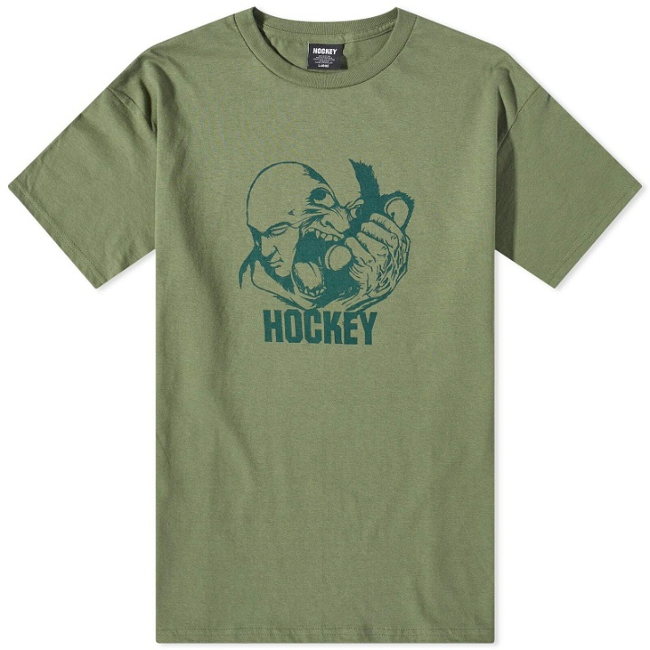 Photo: HOCKEY Men's Please Hold T-Shirt in Army