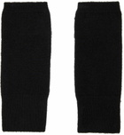 Frenckenberger SSENSE Exclusive Black Cashmere Mittens