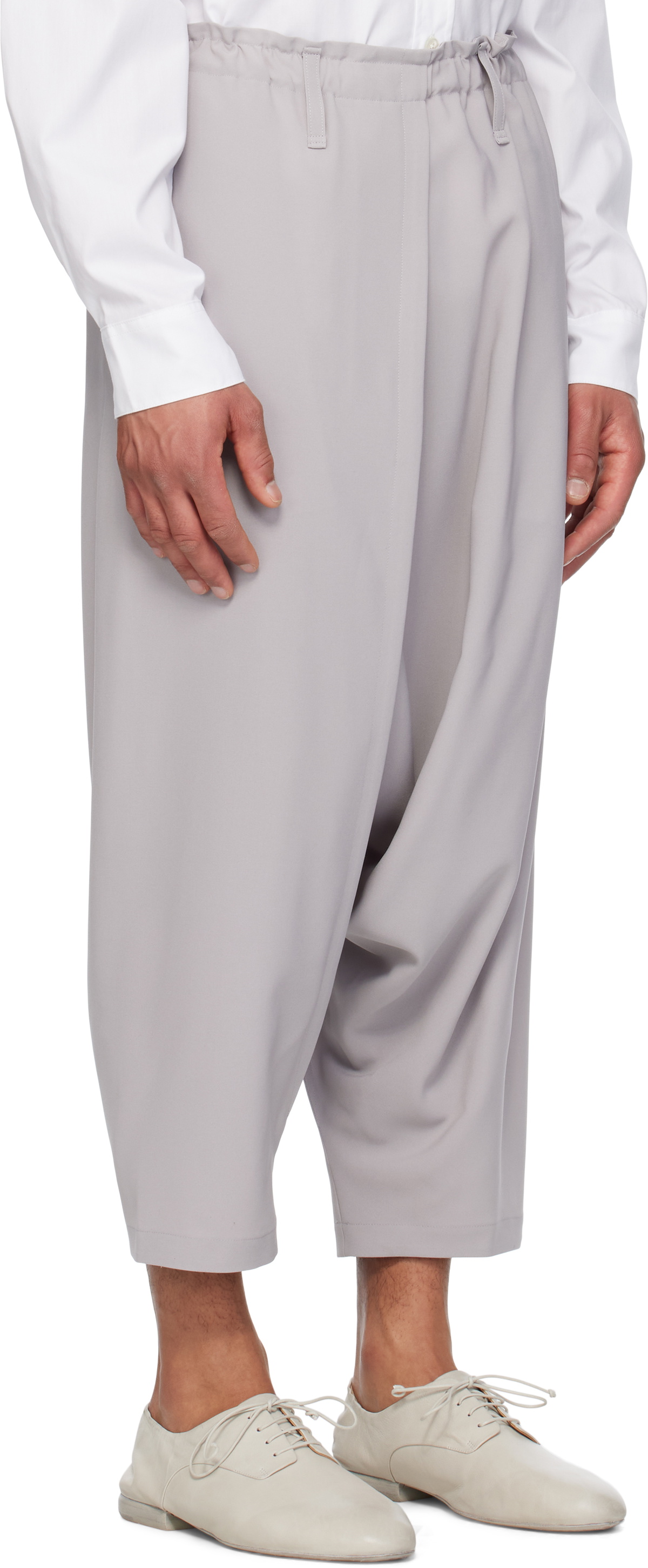 132 5. ISSEY MIYAKE Beige Seamless 1 Trousers