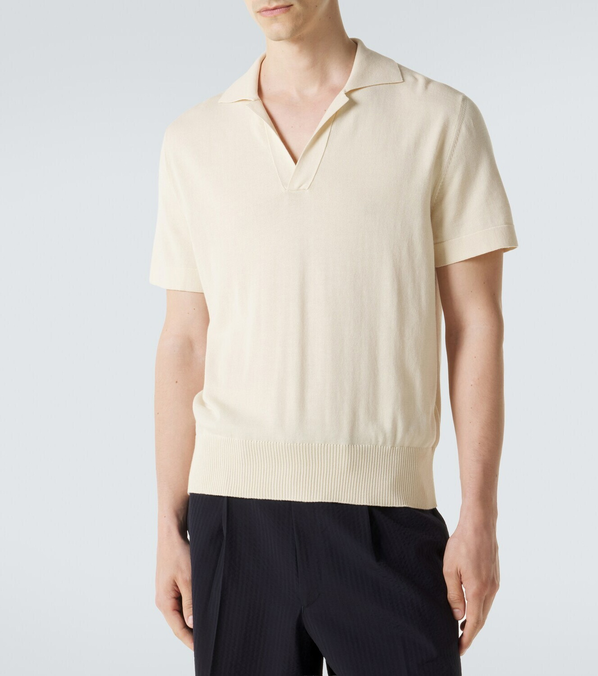 Stòffa Cotton polo shirt