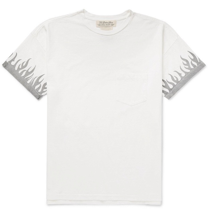Photo: Remi Relief - Printed Cotton-Jersey T-Shirt - Men - Off-white