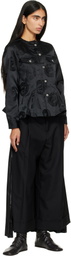 Comme des Garçons Comme des Garçons Black Jacquard Jacket