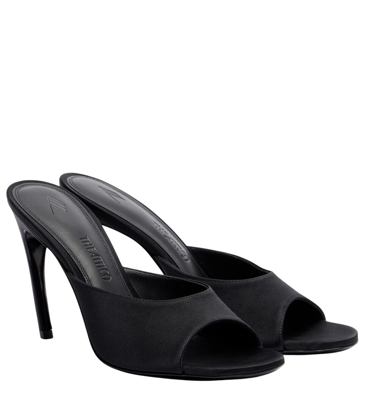 Photo: The Attico Betta satin mules