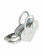 Mach & Mach Womens Handbag in Silver