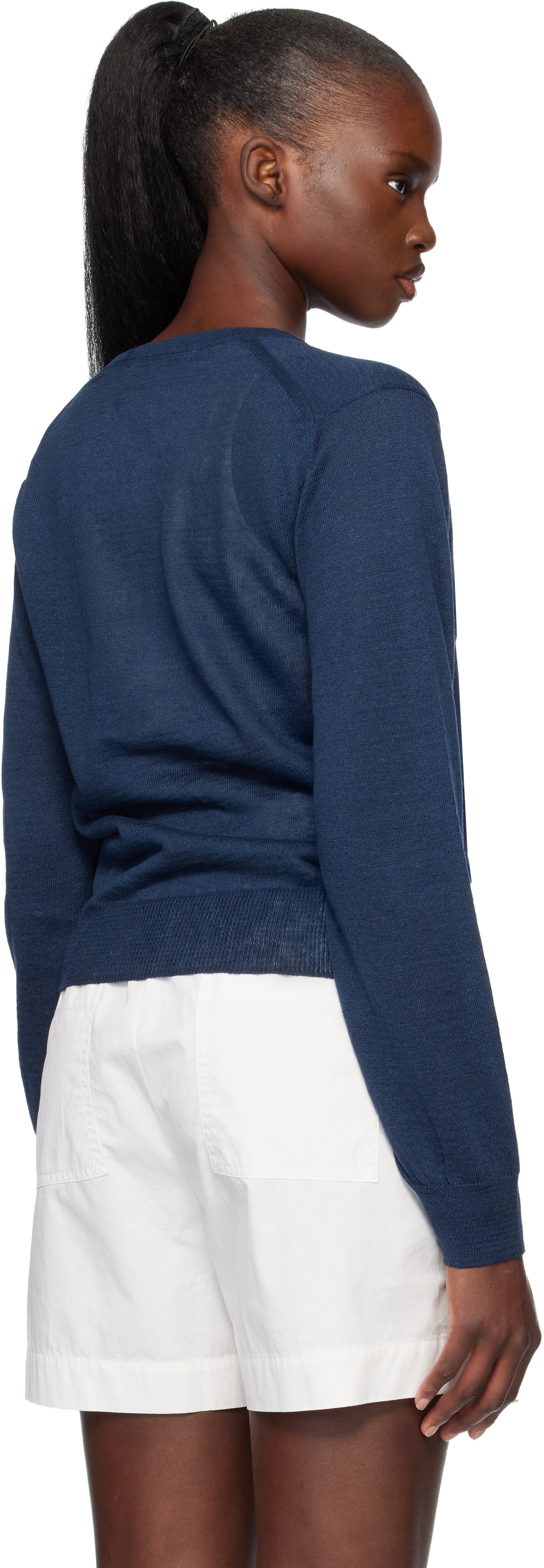 Nothing Written Navy Rola Linen Cardigan