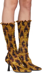 Amy Crookes Black & Tan Lucienne Boots
