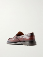 Officine Creative - Sax Flexi 001 Leather Loafers - Burgundy