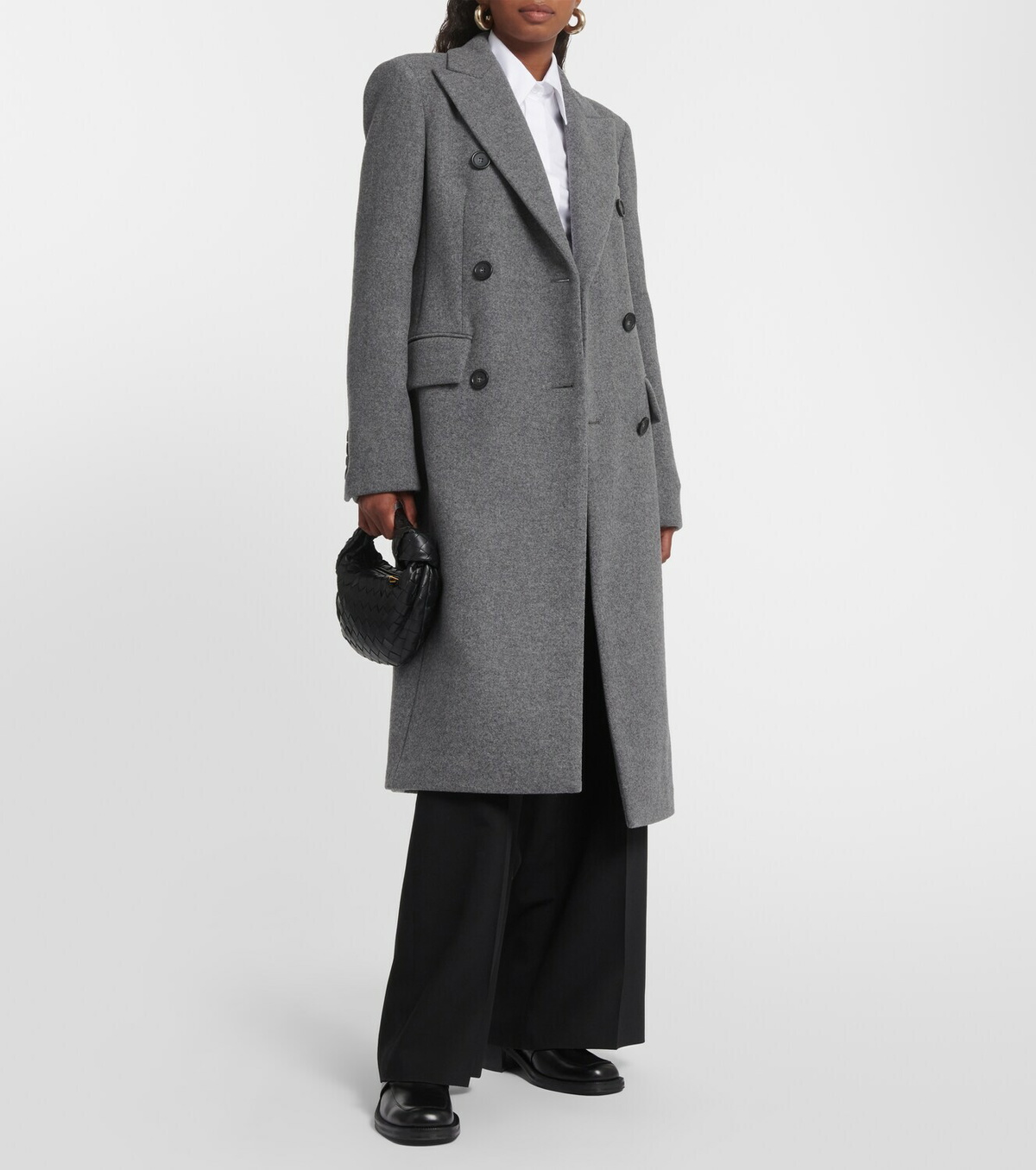 コート SPORTMAX ADRIA - Wool coat with buttons Sportmax Adria Coat | Black | FARFETCH