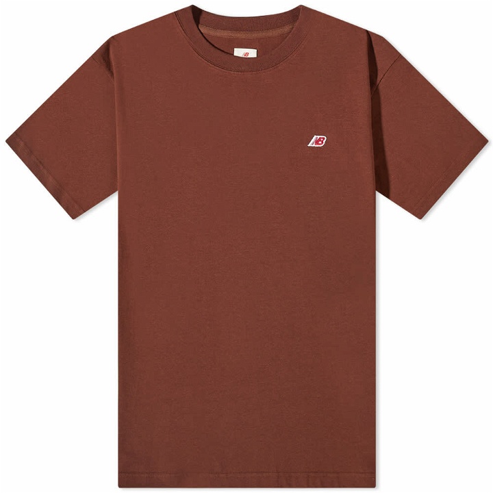Photo: New Balance Men's Made in USA T-Shirt in Brown