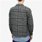 South2 West8 Men's One-Up Plaid Shirt in Grey