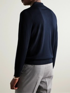 Paul Smith - Slim-Fit Merino Wool Polo Shirt - Blue