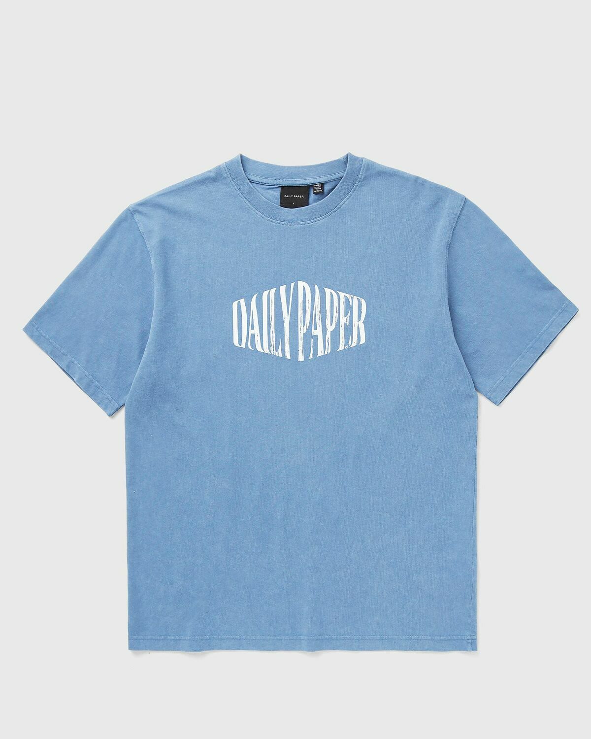 Daily Paper VINTAGE SS TEE Blue Mens Shortsleefe