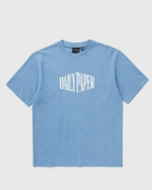Daily Paper VINTAGE SS TEE Blue Mens Shortsleefe