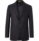 Canali - Kei Slim-Fit Unstructured Mélange Wool Blazer - Brown