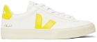 Veja White & Yellow Campo Sneakers