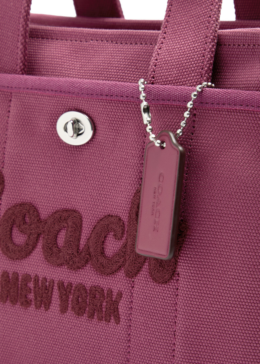 Coach Cargo 26 Logo Canvas Tote - Pink - One Size