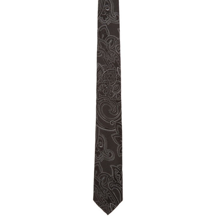 Photo: Etro Black Jacquard Tie