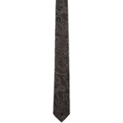 Etro Black Jacquard Tie