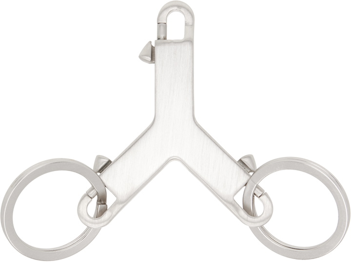 Photo: Rick Owens Silver Concordians Small Cerberus Keychain