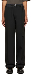 sacai Black Belted Lounge Pants