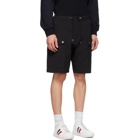 Moncler Black Bermuda Shorts