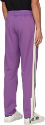 Palm Angels Purple Classic Track Pants