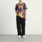Adidas Arsenal FC. Lifestyler Jersey Top in Yellow/Pure Ruby/Night Indigo