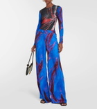 Louisa Ballou Printed jersey top