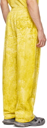 Feng Chen Wang Yellow Cotton Lounge Pants