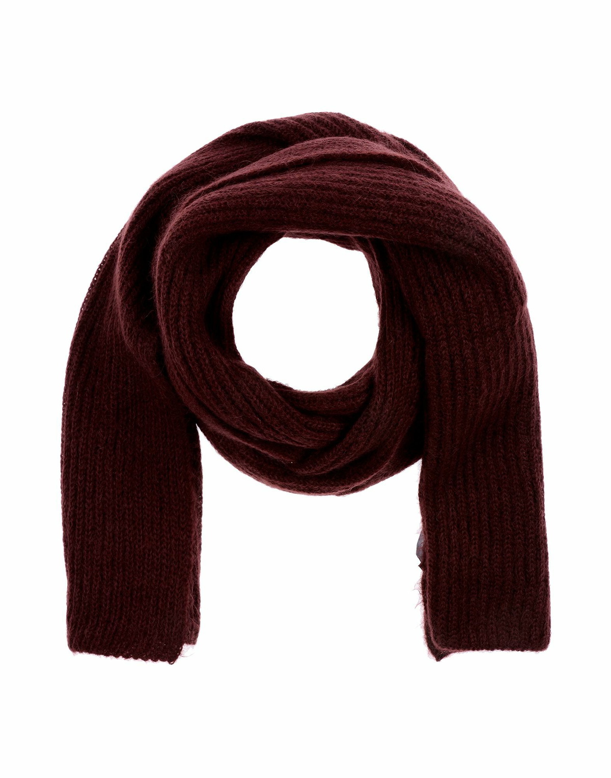 Rochas Womens Scarf Burgundy