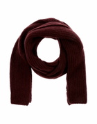 Rochas Womens Scarf Burgundy