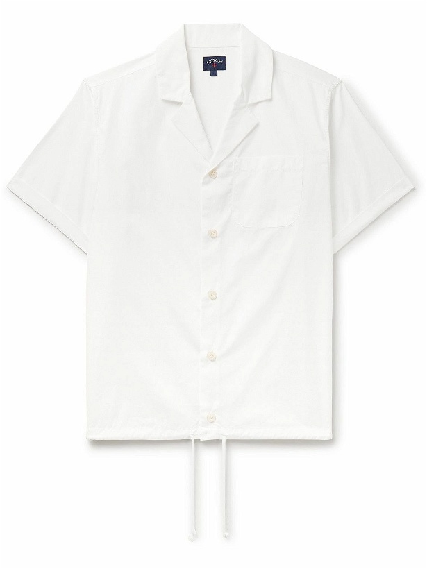 Photo: Noah - Camp-Collar Cotton-Poplin Shirt - White
