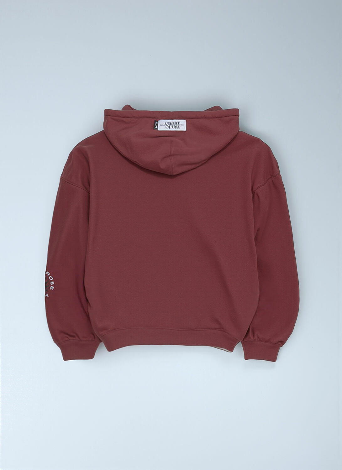 Nike Logo Motif Hooded Zip-Up Sweatshirt