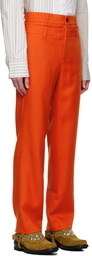 Feng Chen Wang Orange Layered Trousers