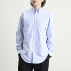 Drôle de Monsieur Men's Oxford Cotton Shirt in Light Blue