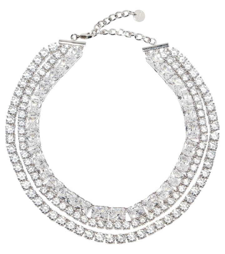 Photo: Self-Portrait Crystal-embellished choker