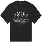 AMIRI Men's Distressed Arts District T-Shirt in Black