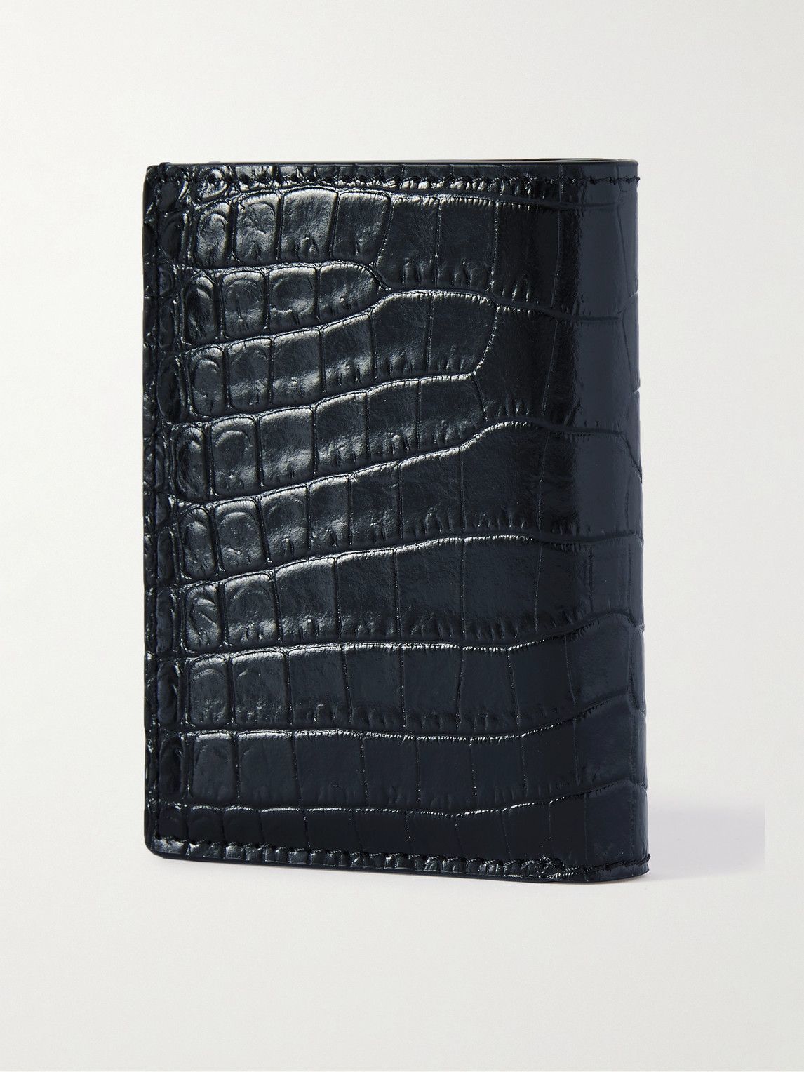 TOM FORD - Croc-Effect Leather Billfold Cardholder TOM FORD