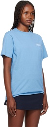 Sporty & Rich Blue New 'Drink Water' T-Shirt