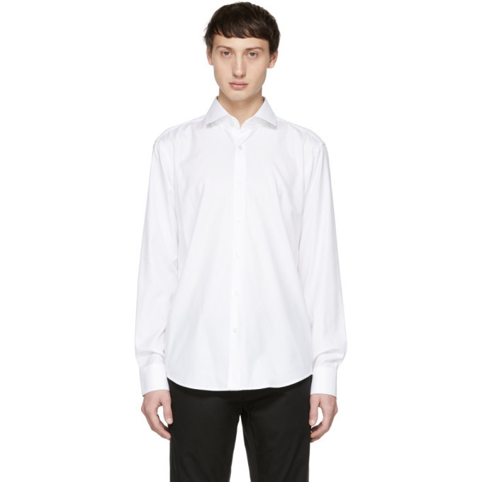 Photo: Boss White Regular Fit Gordon Shirt