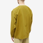 Homme Plissé Issey Miyake Men's Lightweight Shirt in Khaki