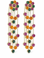MAGDA BUTRYM - Colorful Crystal Flower Dangle Earrings