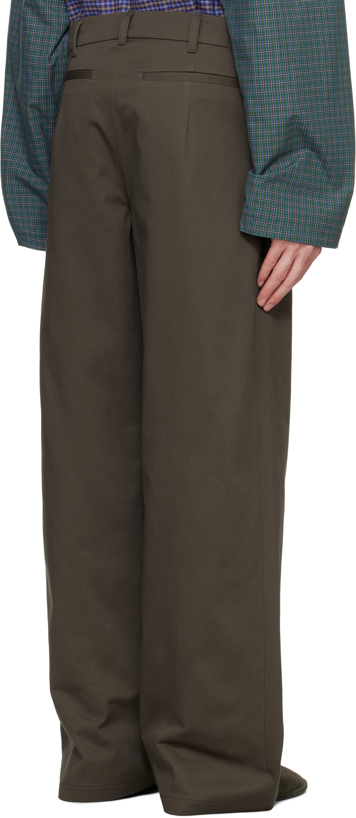 SC103 SSENSE Exclusive Brown Fossil Trousers