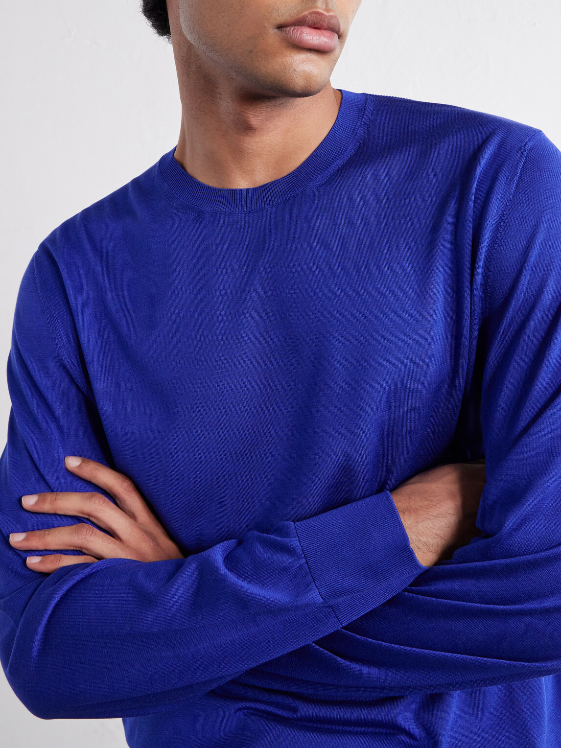 TOM FORD - Silk Sweater - Blue
