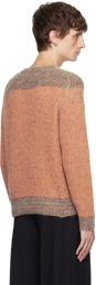 Eckhaus Latta Orange Garden Sweater